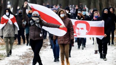 Photo of Протесты против правительства в Беларуси